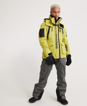 Superdry Ultimate Snow Rescue Férfi Kabát Sárga | TNYOF2351